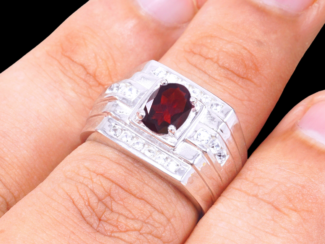 garnet ring