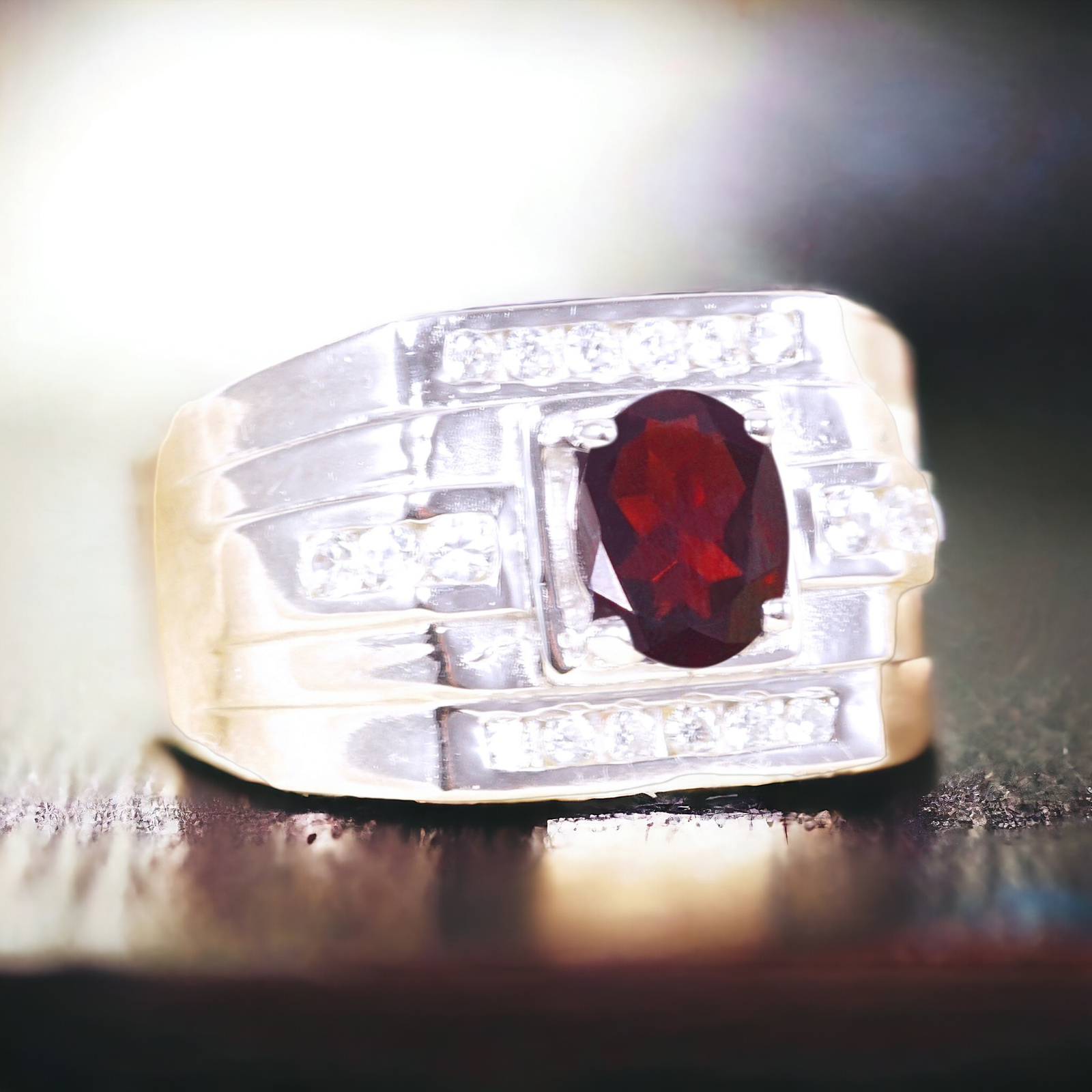 garnet ring