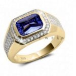 Amethyst Gemstone With 925 Sterling Silver Unique Ring For Mens #NYC3