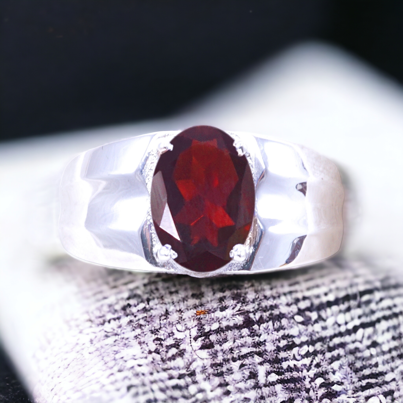 Garnet ring